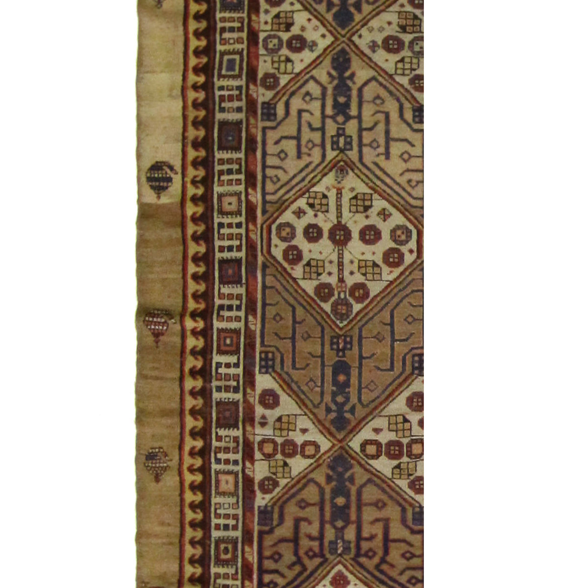 Fasa Antique Serab 3775 Cream Camel Traditional Antique Rug