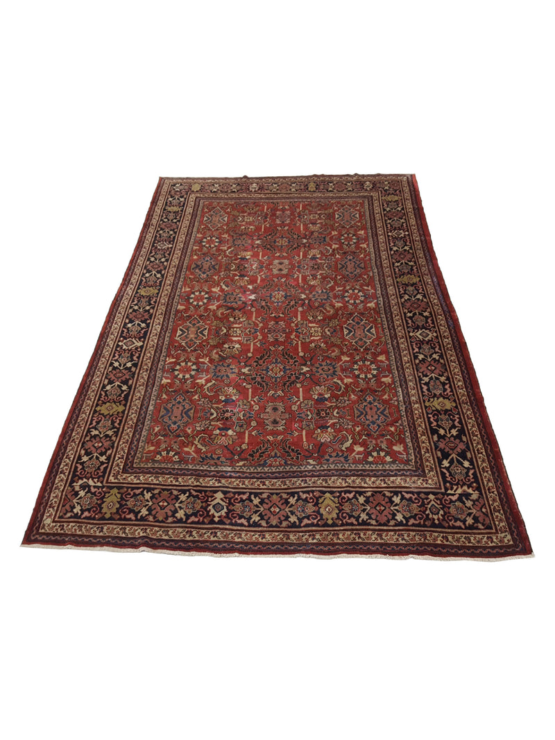 Fasa Antique Mahal 3782 Rust Indigo Traditional Antique Rug