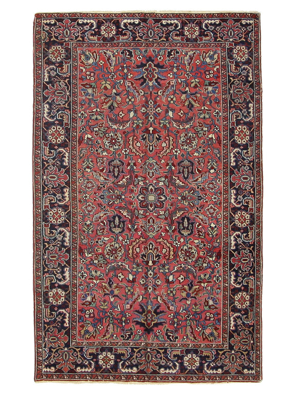Fasa Antique Heriz  Rust Navy Traditional