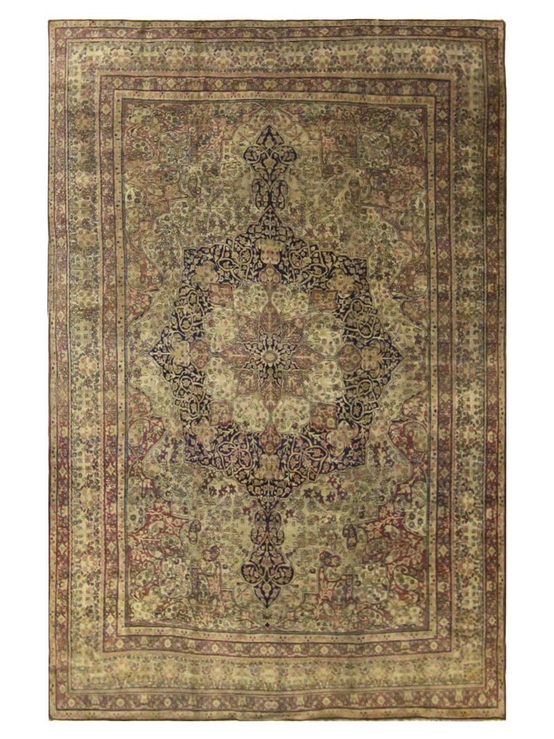 Fasa Antique Lavar Kerman  Brown Gold Traditional