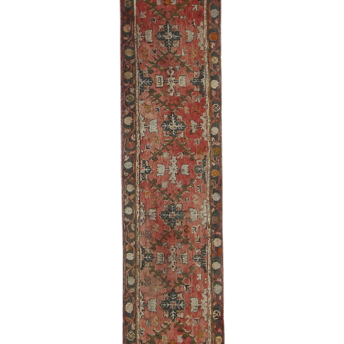 Fasa Antique Ushak  Coral Grey Traditional