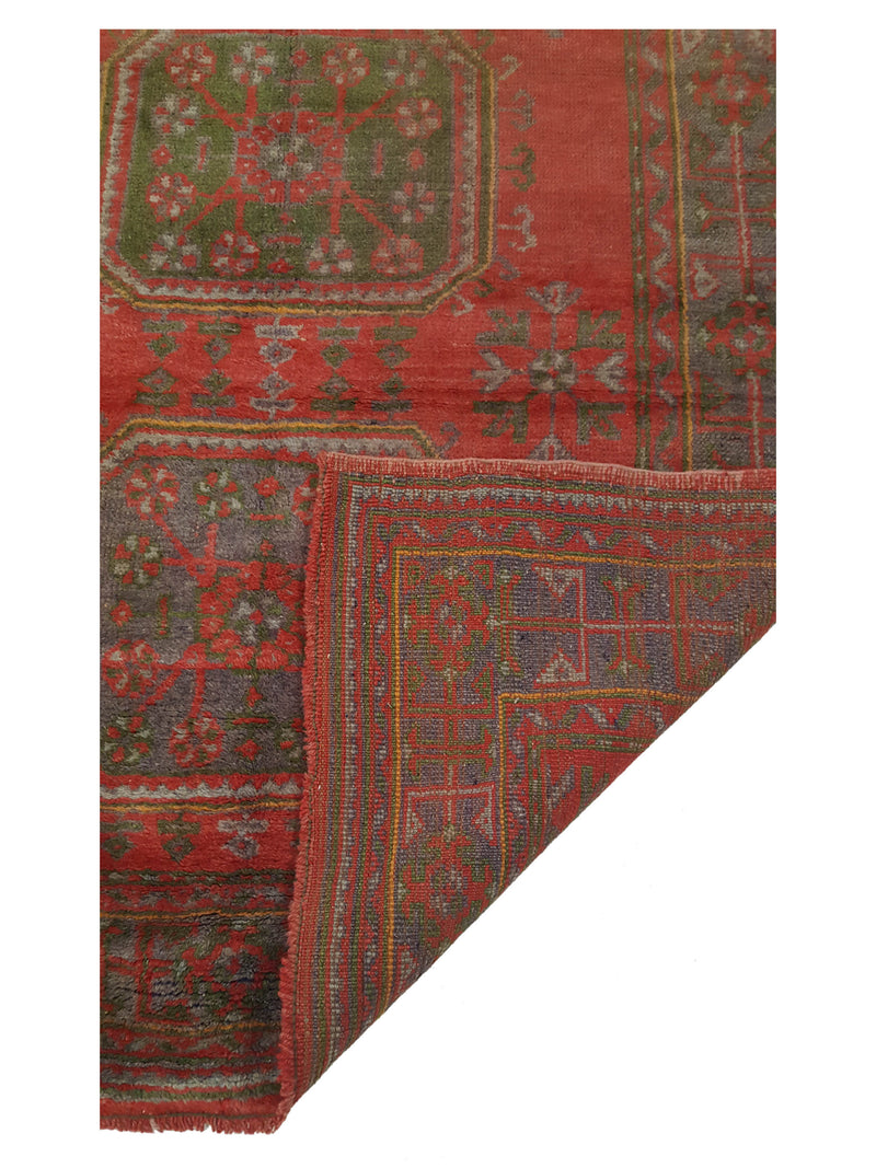 Fasa Antique Ushak 4039 Rust Rust Traditional Antique Rug