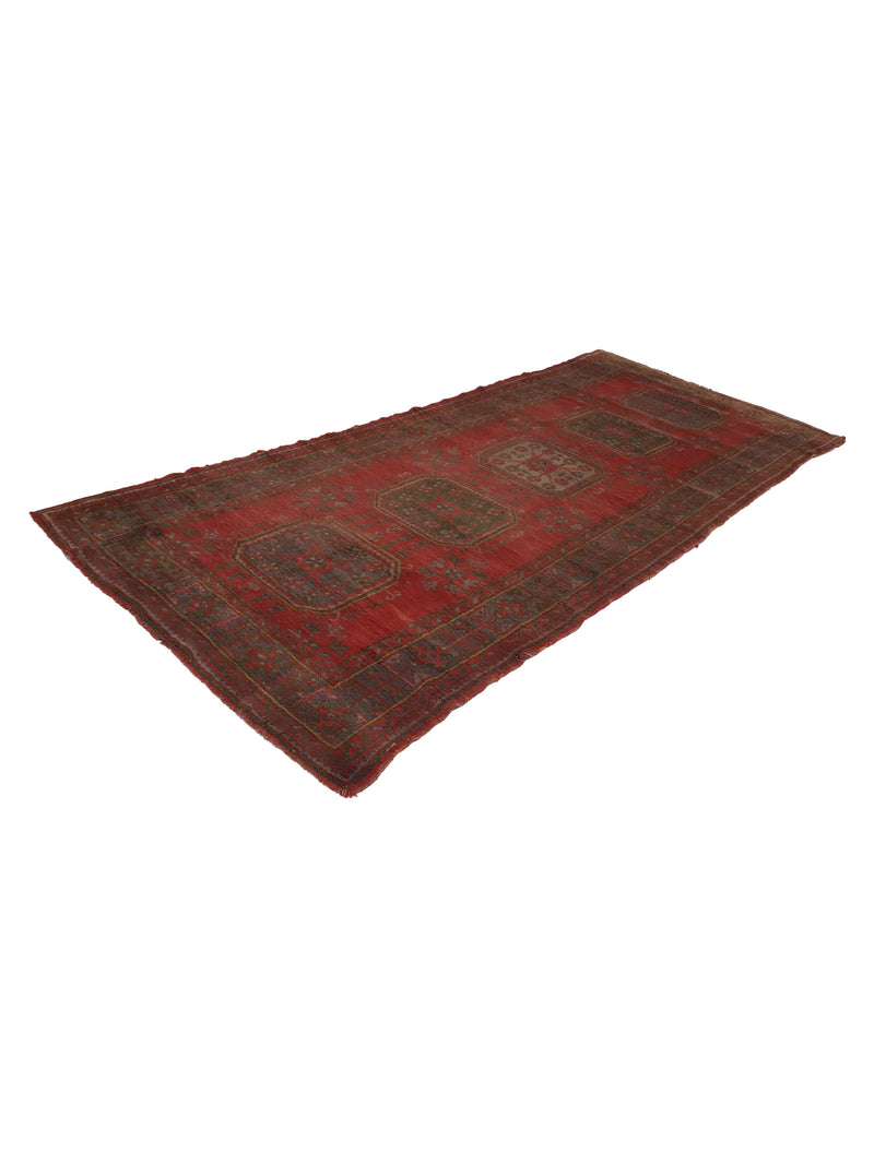 Fasa Antique Ushak 4039 Rust Rust Traditional Antique Rug