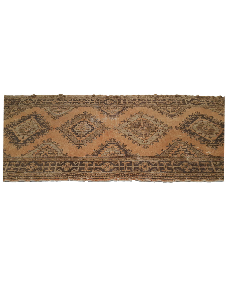 Fasa Antique Ushak 4054 Khaki Brown Traditional Antique Rug