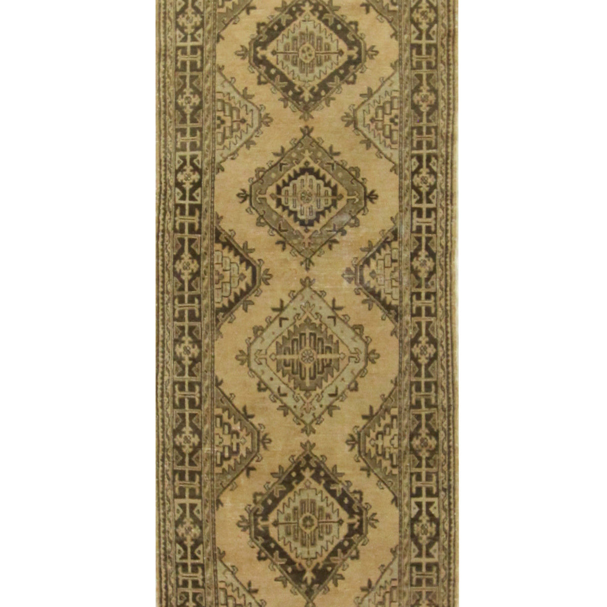Fasa Antique Ushak  Khaki Brown Traditional