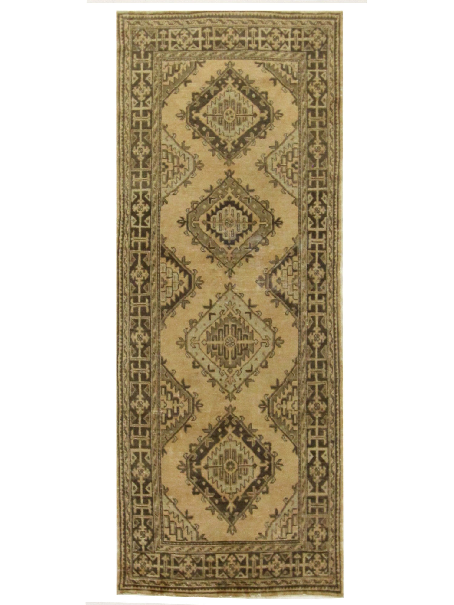 Fasa Antique Ushak  Khaki Brown Traditional