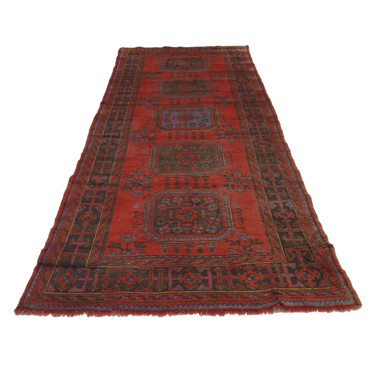 Fasa Antique Ushak 4070 Orange Orange Traditional Antique Rug