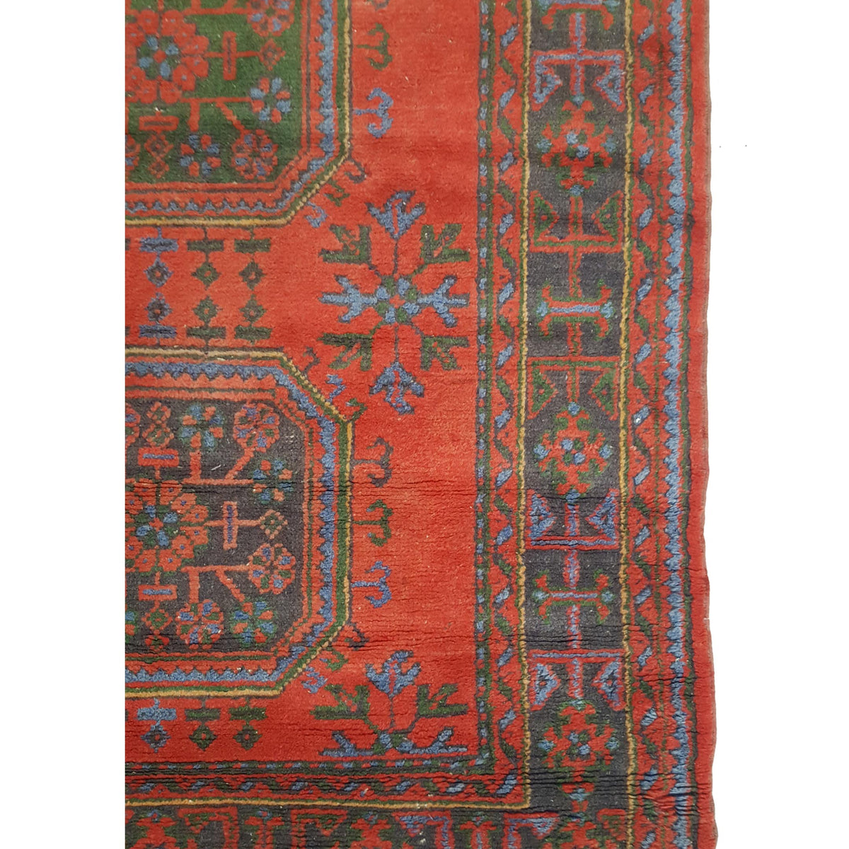 Fasa Antique Ushak 4070 Orange Orange Traditional Antique Rug