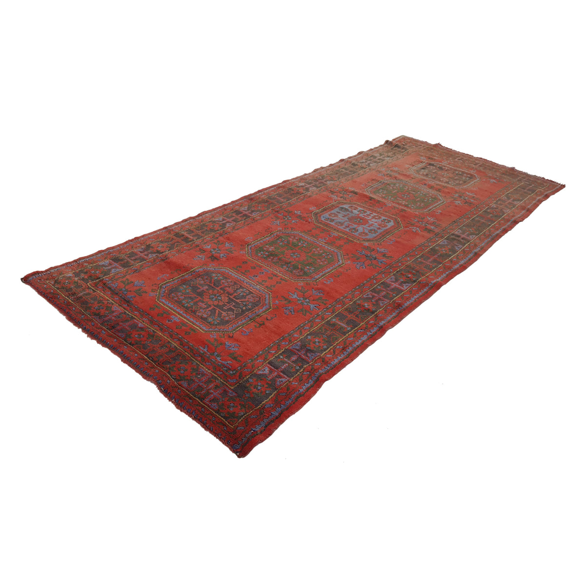Fasa Antique Ushak 4070 Orange Orange Traditional Antique Rug