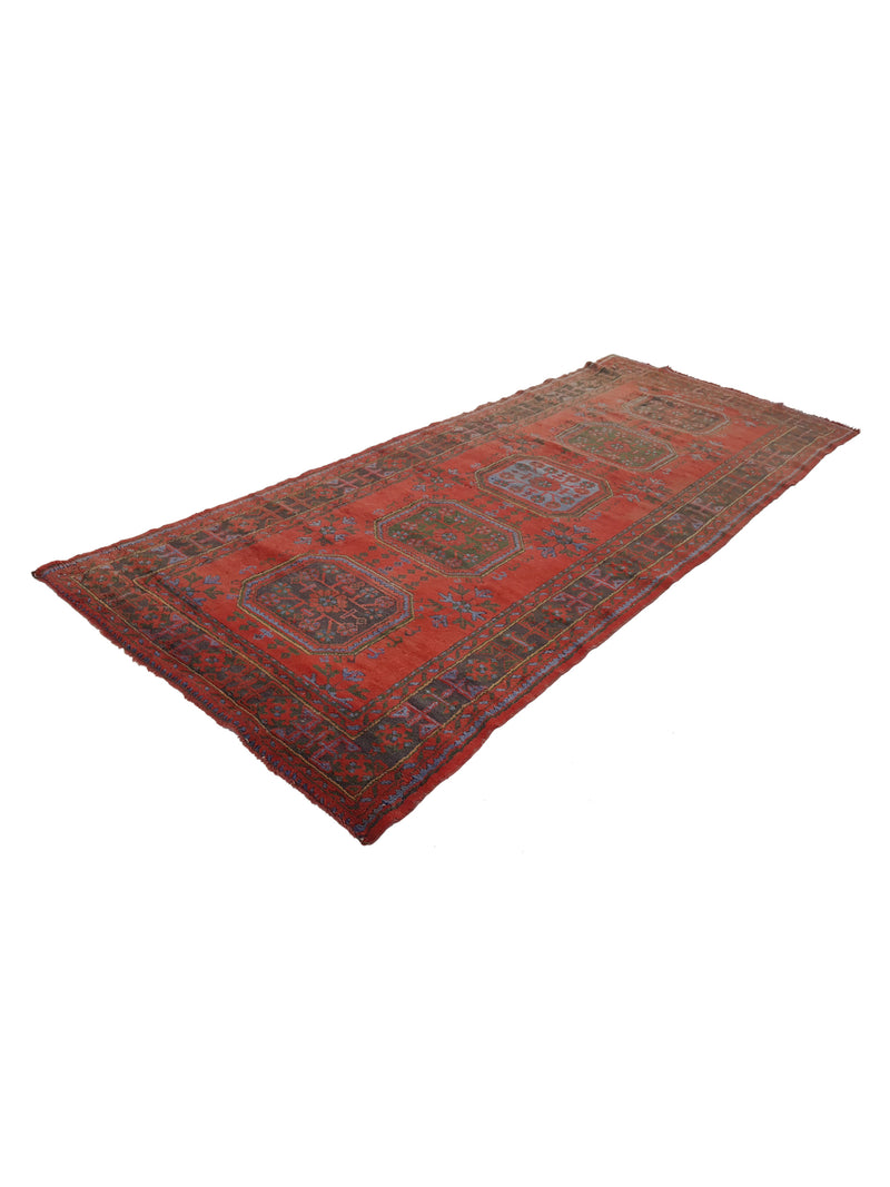 Fasa Antique Ushak 4070 Orange Orange Traditional Antique Rug
