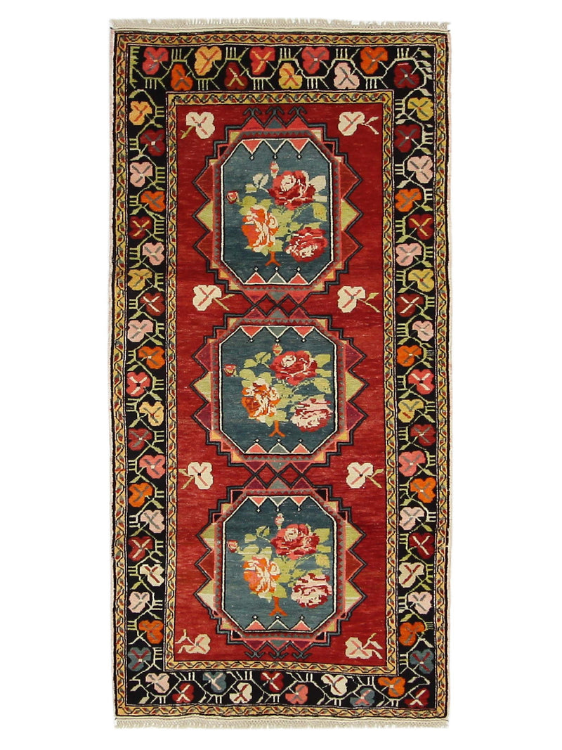Fasa Antique Karabagh  Rust Black Traditional