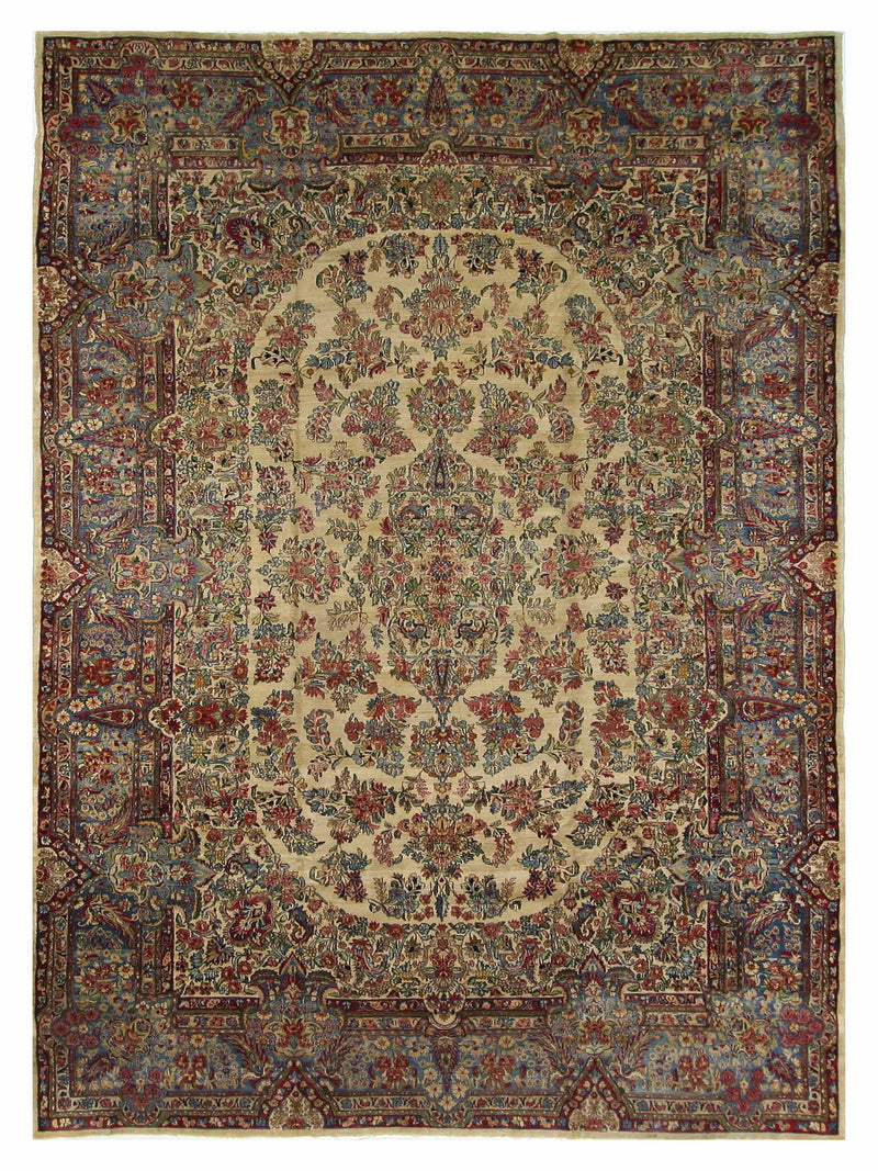 Fasa Antique Kerman  Beige Sky Traditional