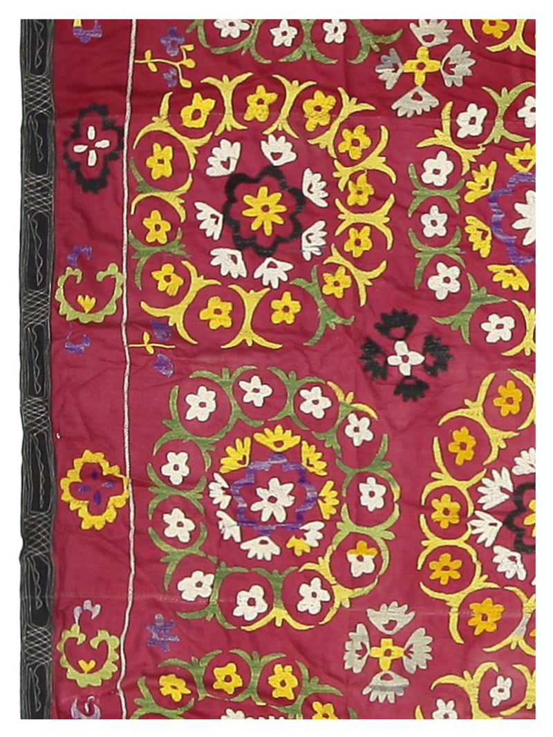 Fasa Suzani 4123 Pink Multi Tapestry Antique Rug