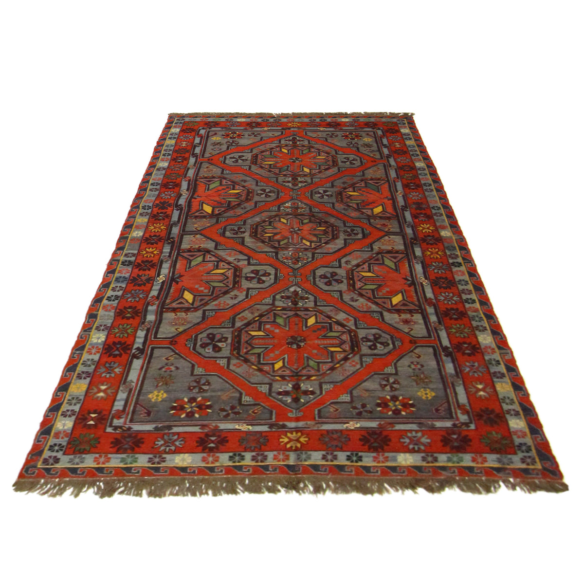 Fasa Summak 4149 Rust Rust Traditional Semi Antique Rug