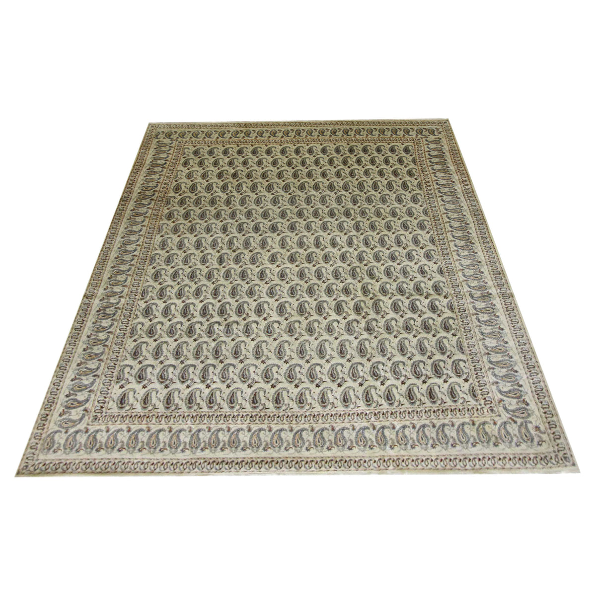 Pacific Kashan 4487 Ivory Multi Traditional Hand Knotted Rug
