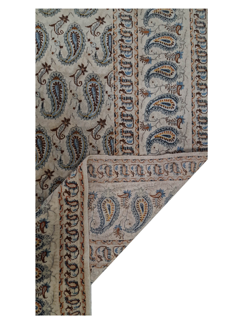 Pacific Kashan 4487 Ivory Multi Traditional Hand Knotted Rug