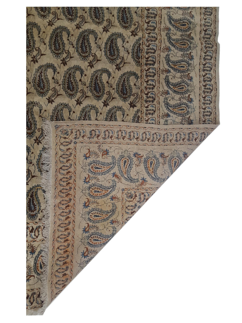 Pacific Kashan 4487 Ivory Multi Traditional Hand Knotted Rug