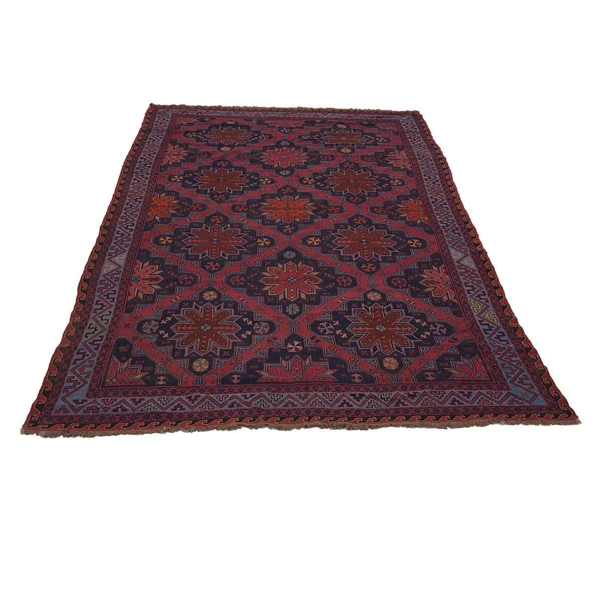 Pacific Summak 4541 Rust Black Traditional Hand Knotted Rug