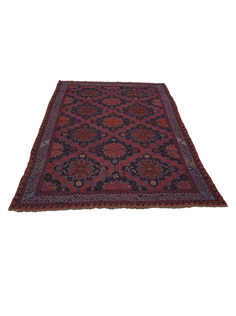 Pacific Summak 4541 Rust Black Traditional Hand Knotted Rug
