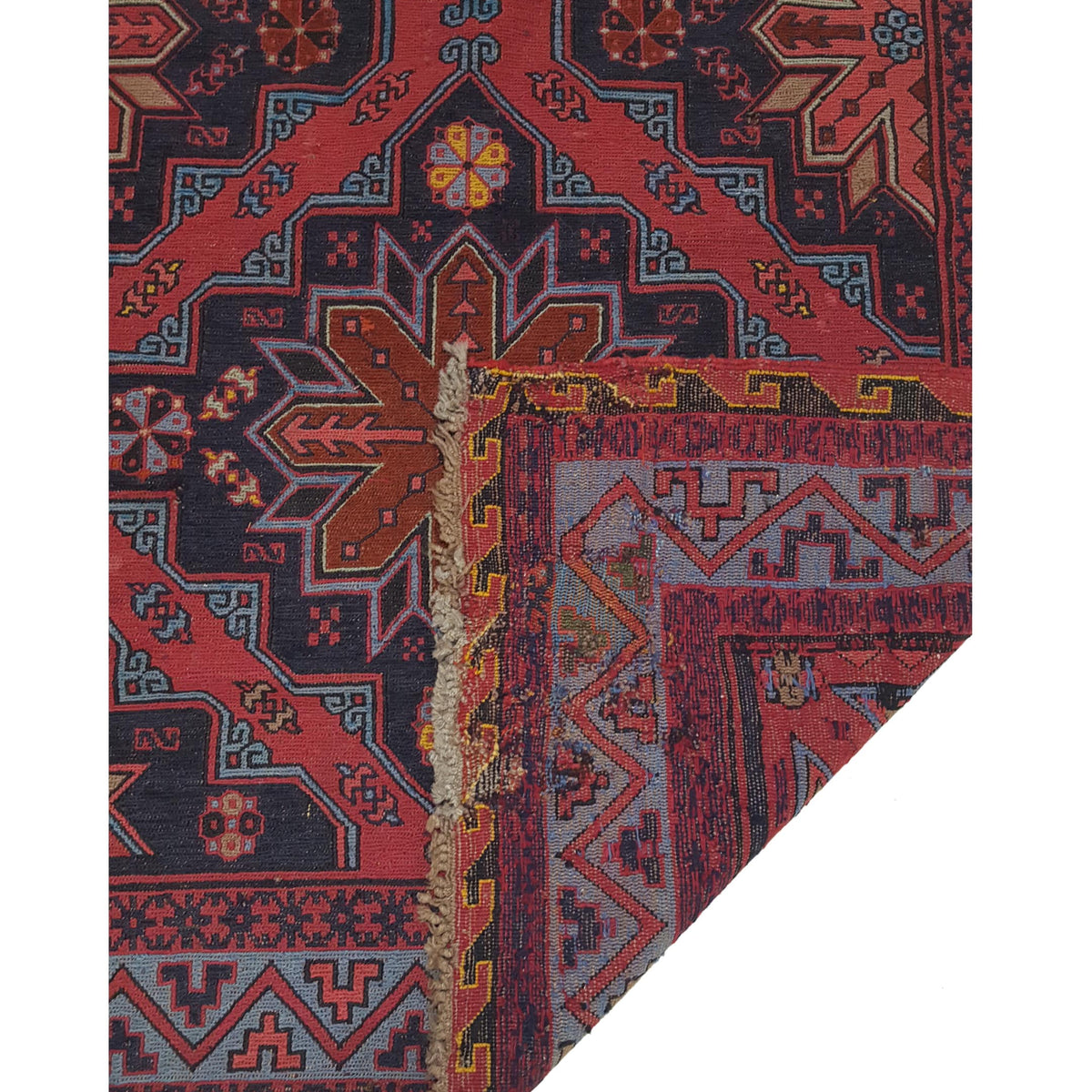Pacific Summak 4541 Rust Black Traditional Hand Knotted Rug