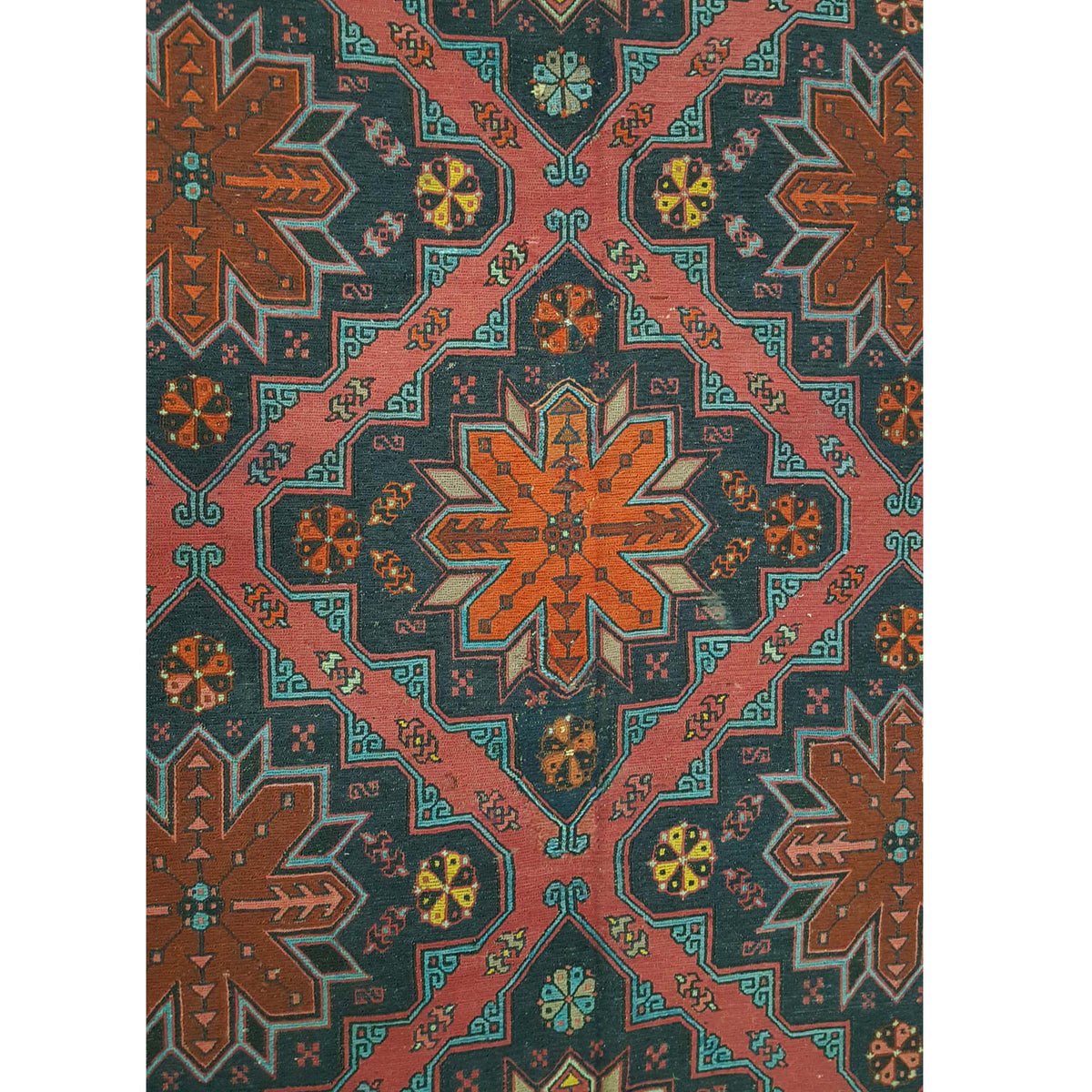 Pacific Summak 4541 Rust Black Traditional Hand Knotted Rug
