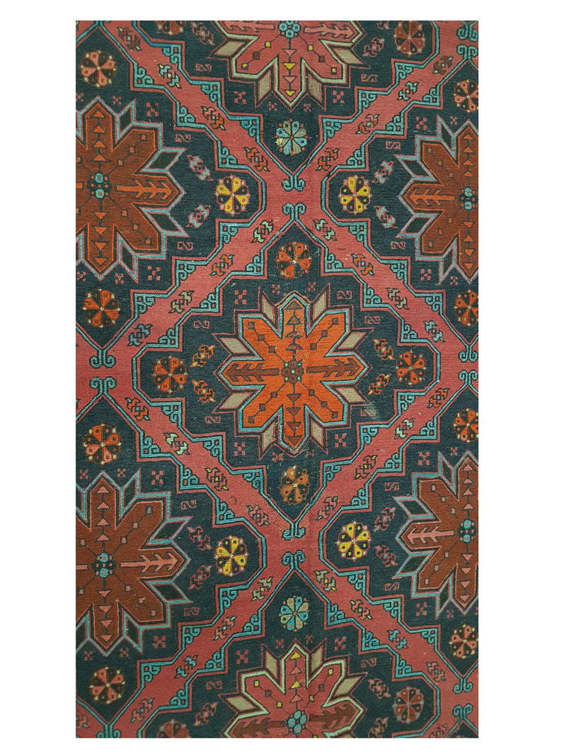 Pacific Summak 4541 Rust Black Traditional Hand Knotted Rug