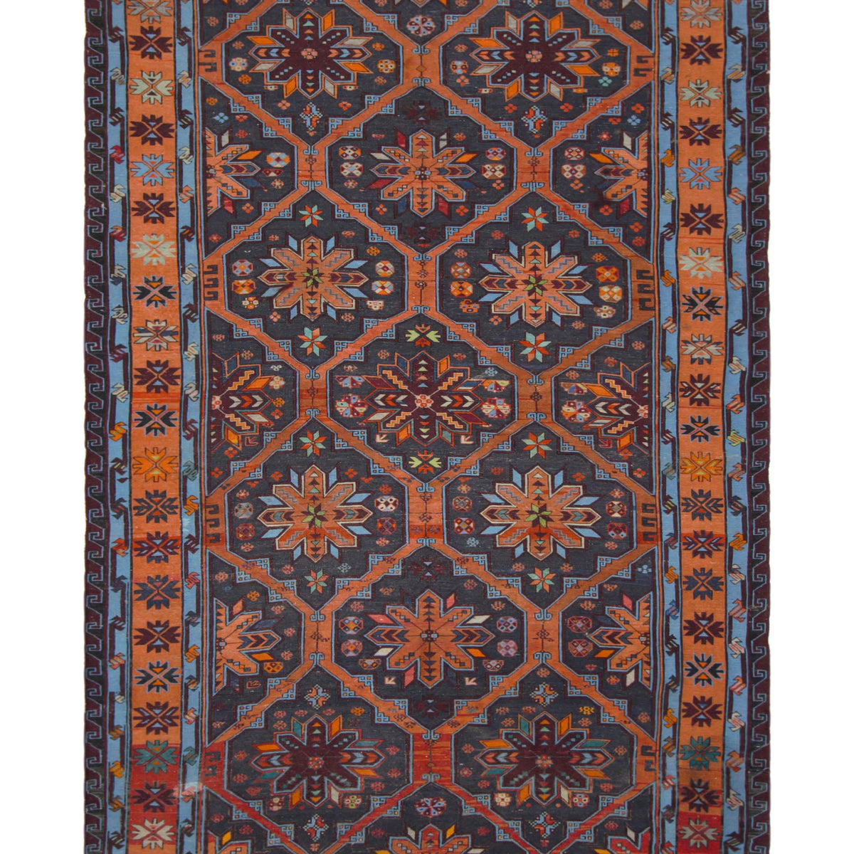 Pacific Summak  Blue Orange Traditional