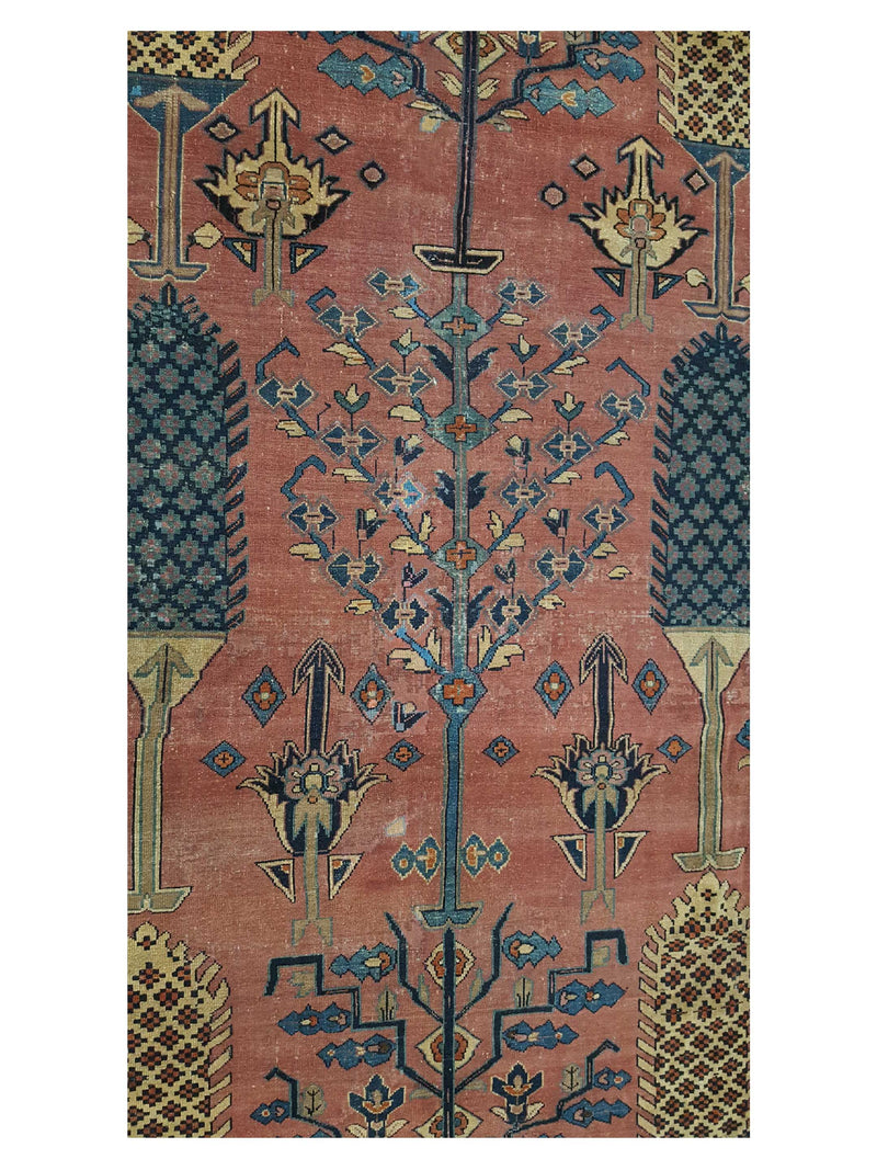 Fasa Antique Lilian 4700 Rust Indigo Traditional Antique Rug