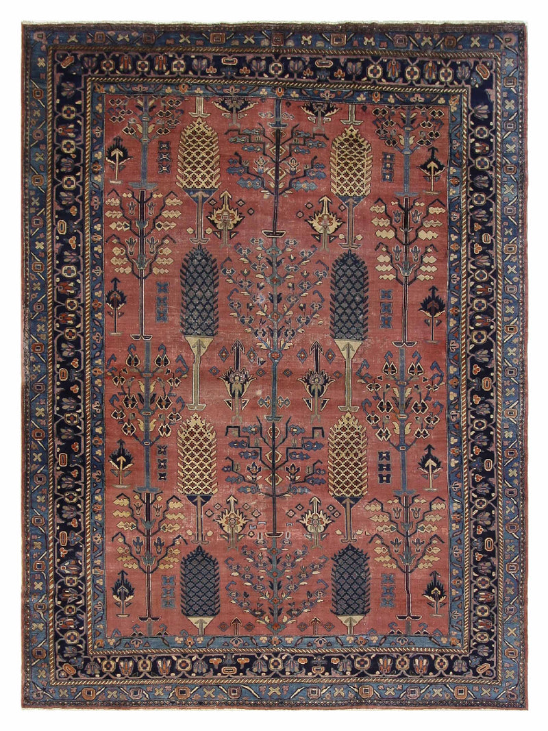 Fasa Antique Lilian  Rust Indigo Traditional