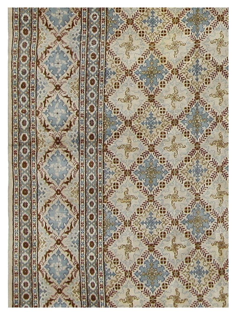 Fasa Antique Kashan 6997 Camel Camel Traditional Antique Rug