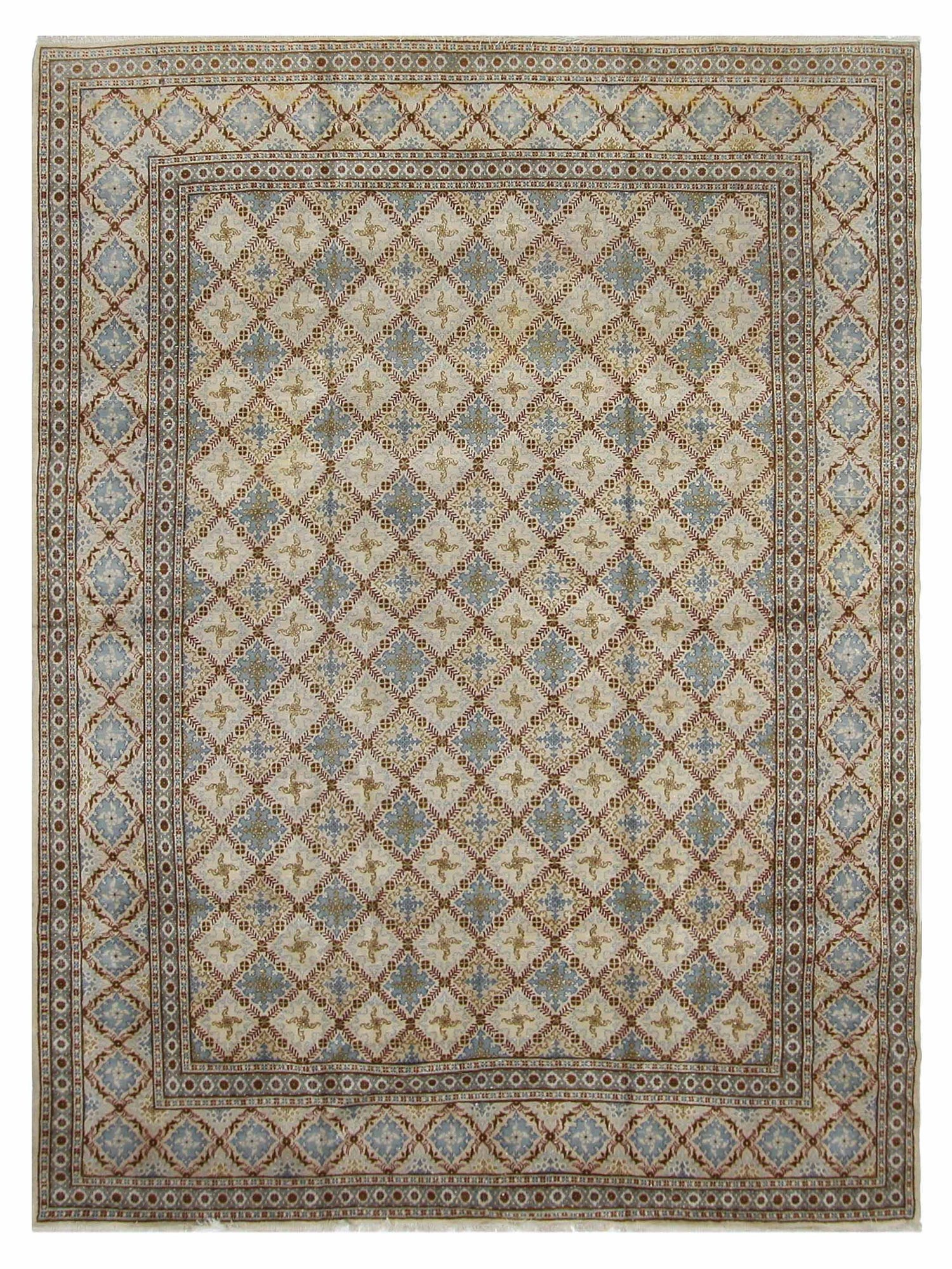 Fasa Antique Kashan 6997 Camel Camel Traditional Antique Rug – Pacific Rugs