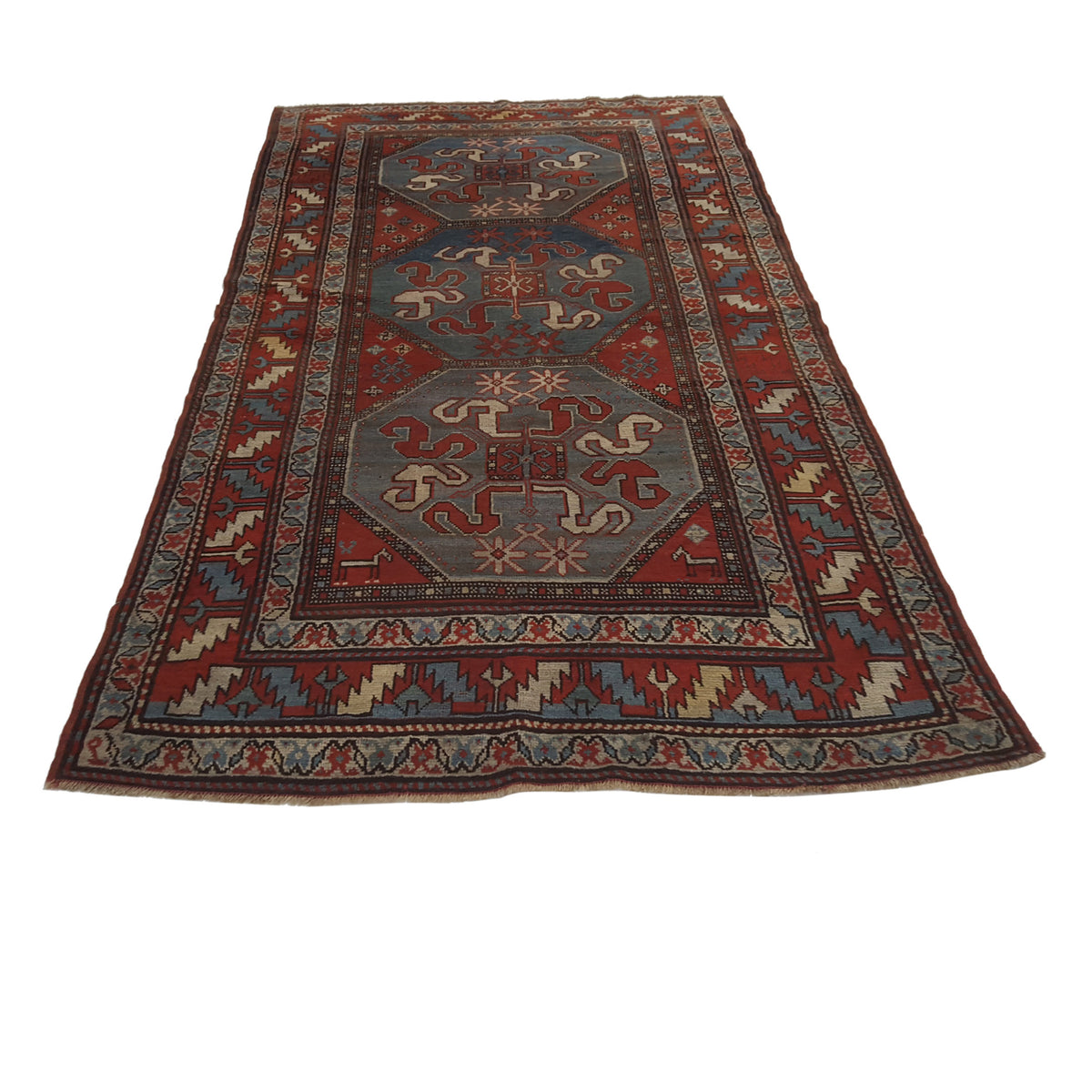 Fasa Antique Lankaran 7603 Rust Rust Traditional Antique Rug