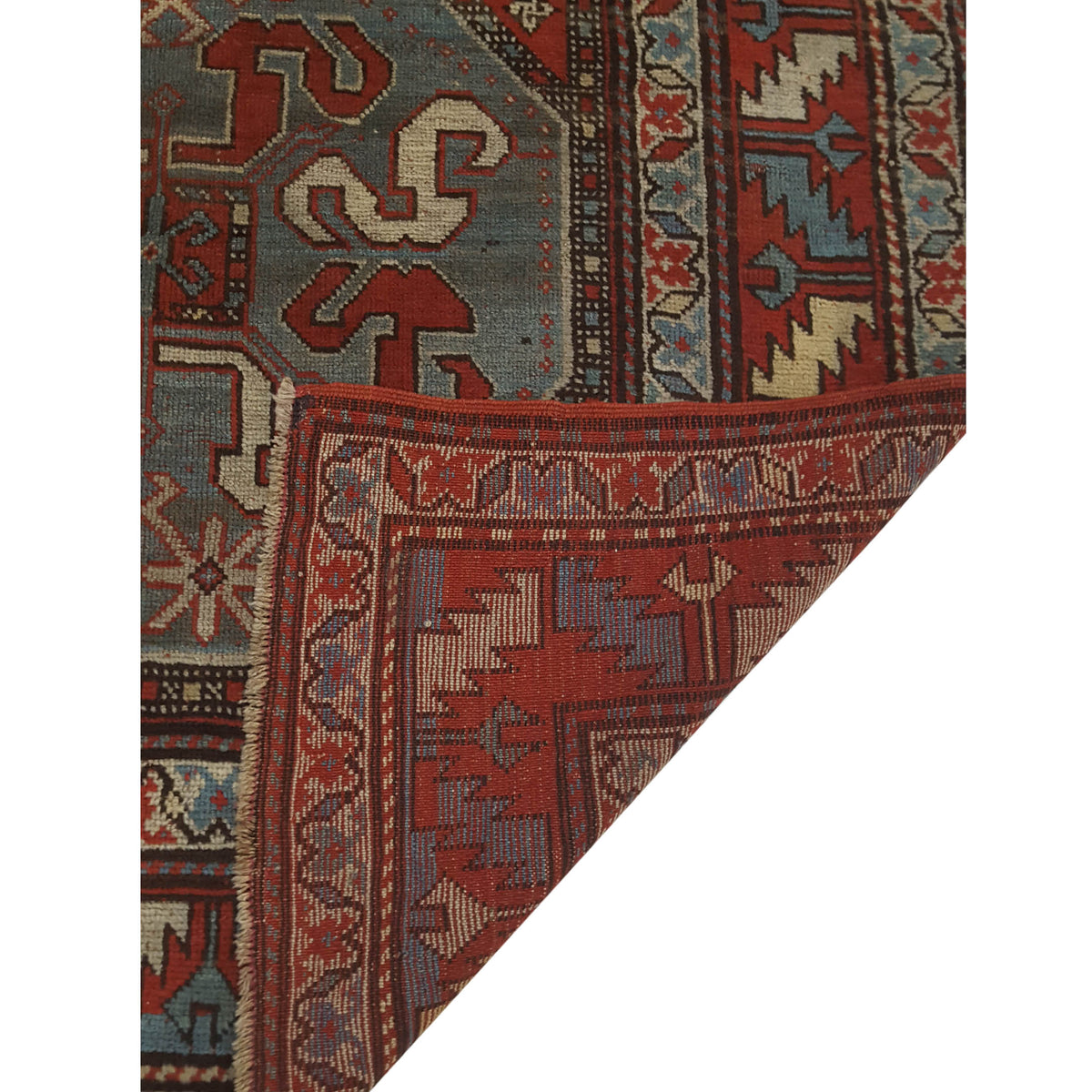 Fasa Antique Lankaran 7603 Rust Rust Traditional Antique Rug