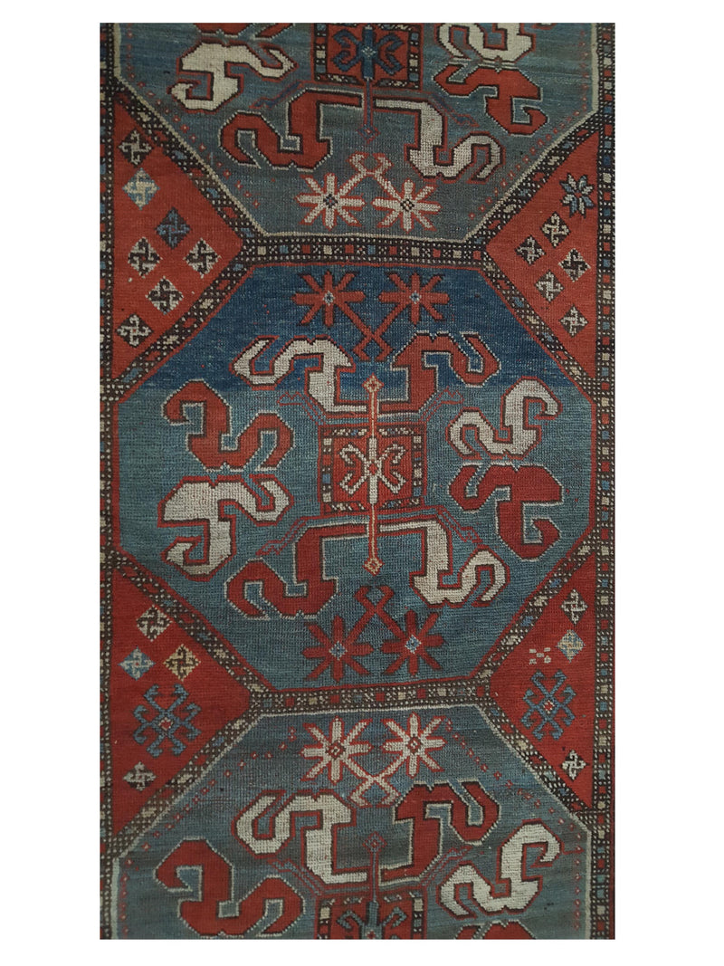 Fasa Antique Lankaran 7603 Rust Rust Traditional Antique Rug