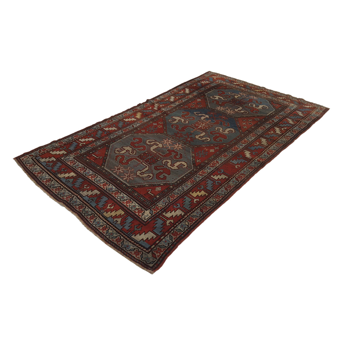 Fasa Antique Lankaran 7603 Rust Rust Traditional Antique Rug