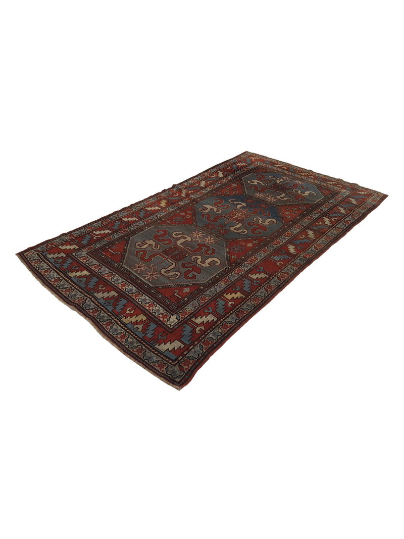 Fasa Antique Lankaran 7603 Rust Rust Traditional Antique Rug