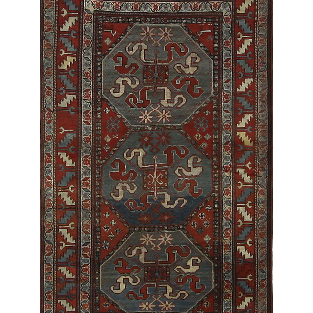 Fasa Antique Lankaran  Rust Rust Traditional