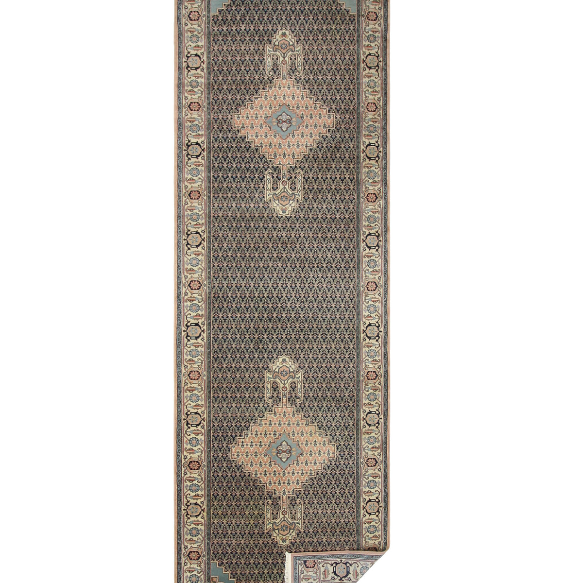 Pacific Bucharest 10142 Navy Pink Traditional Hand Knotted Rugs