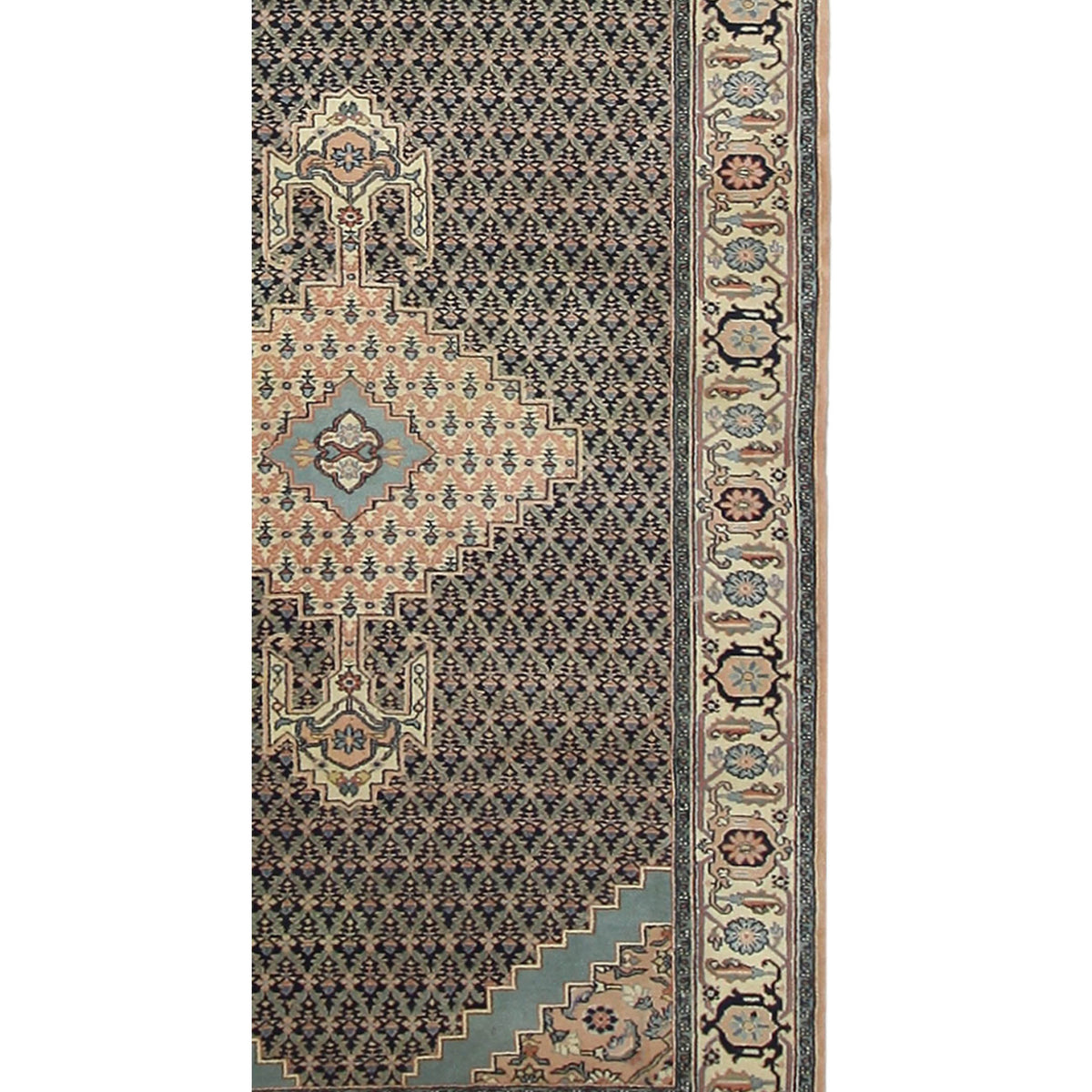 Pacific Bucharest 10142 Navy Pink Traditional Hand Knotted Rugs