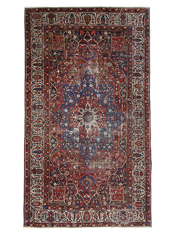 Fasa Antique Bakhtiyari  Rust Ivory Traditional