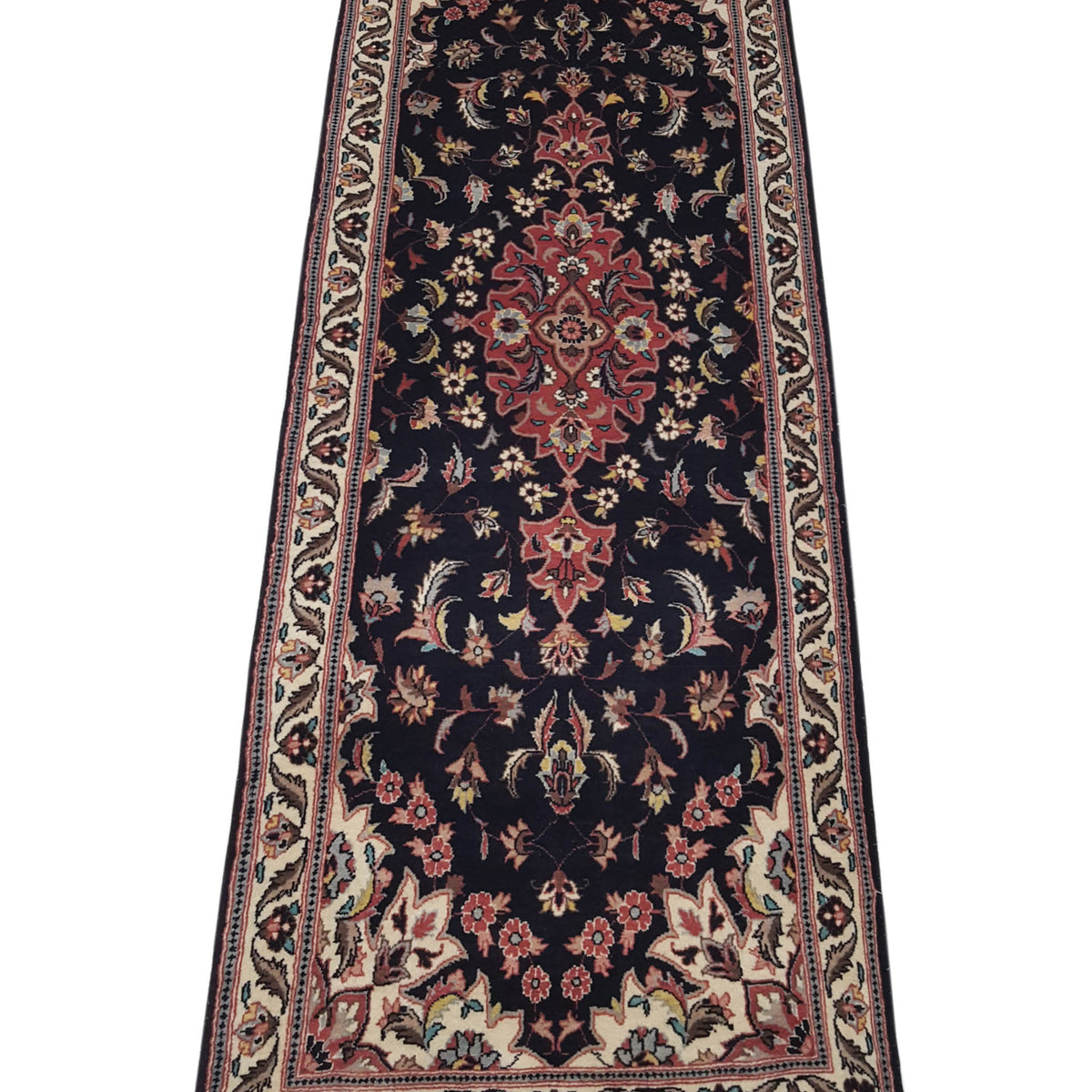 Pacific Classic 11700 Black Ivory Traditional Hand Knotted Rug