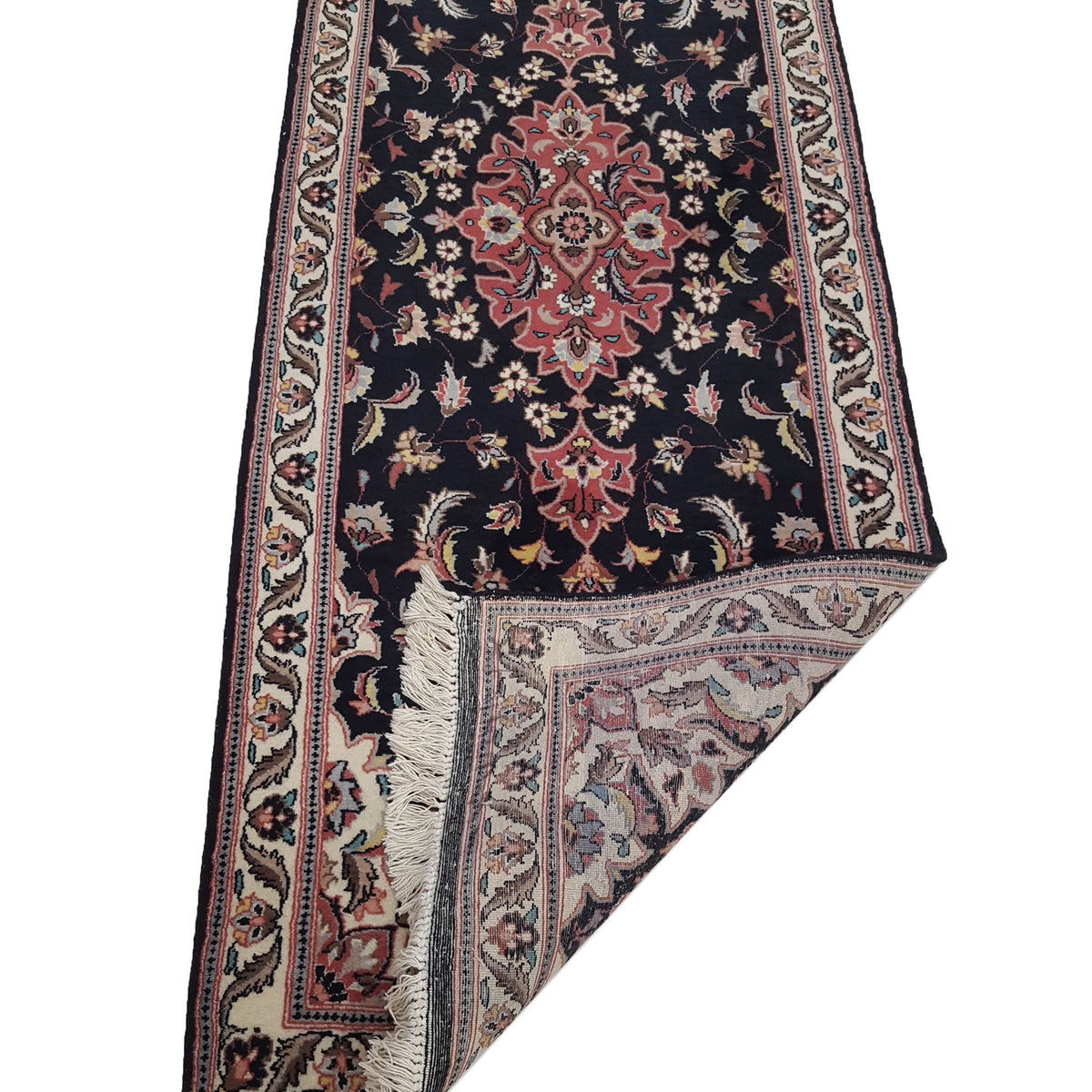 Pacific Classic 11700 Black Ivory Traditional Hand Knotted Rug