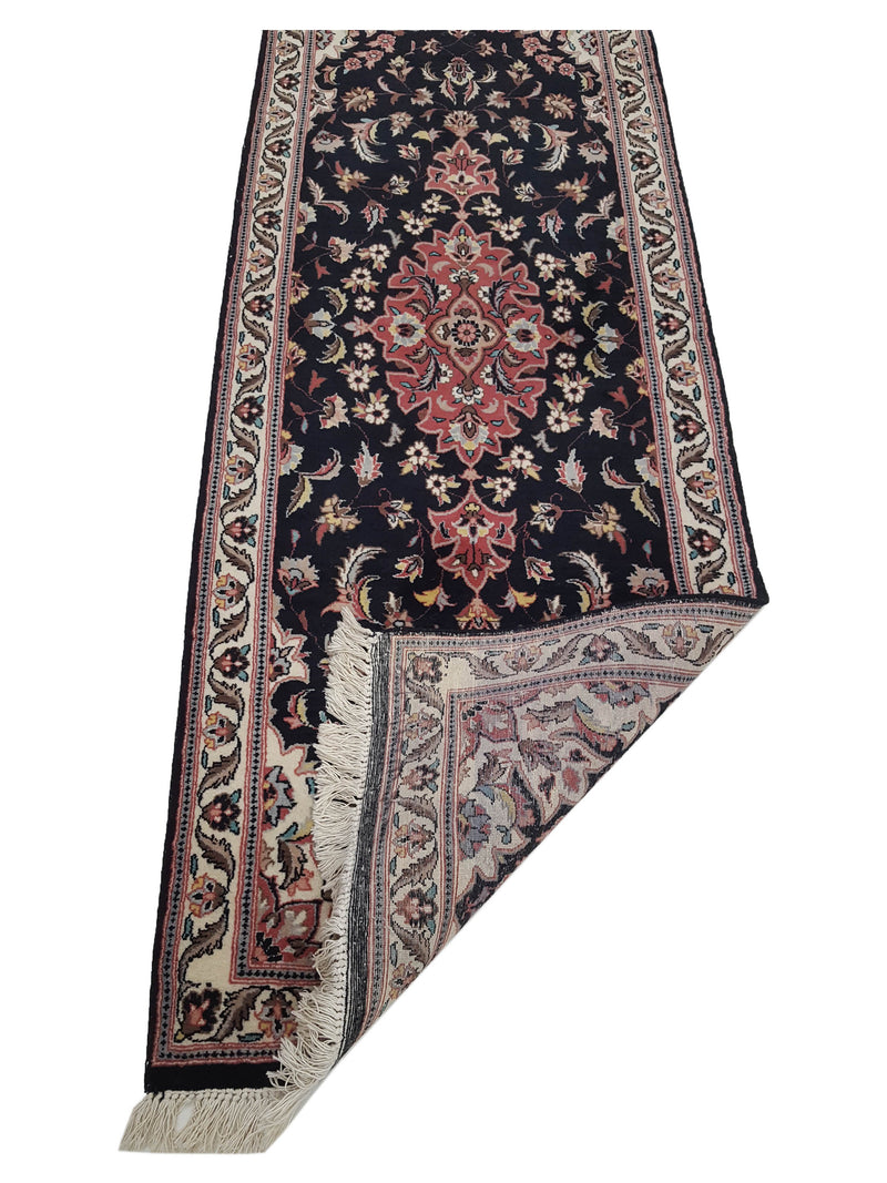 Pacific Classic 11700 Black Ivory Traditional Hand Knotted Rug