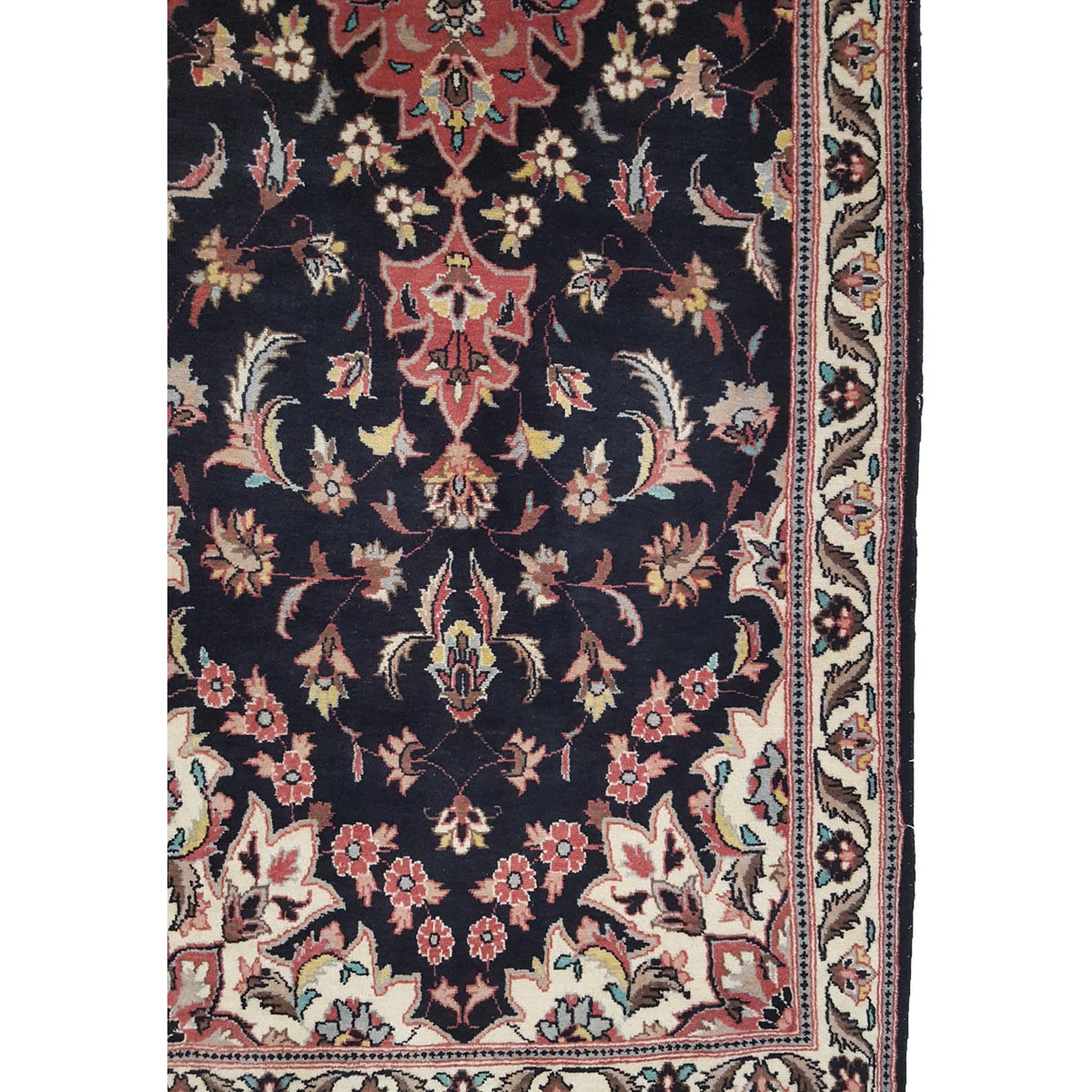 Pacific Classic 11700 Black Ivory Traditional Hand Knotted Rug