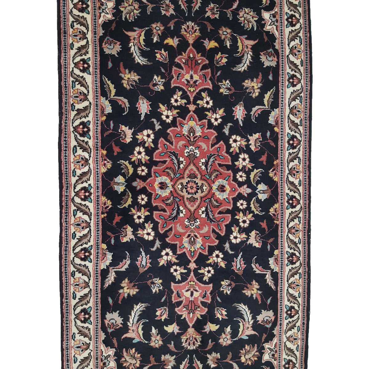 Pacific Classic 11700 Black Ivory Traditional Hand Knotted Rug