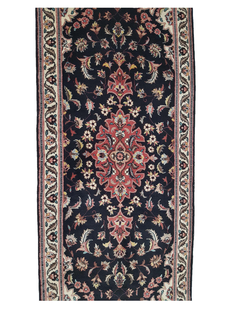 Pacific Classic 11700 Black Ivory Traditional Hand Knotted Rug