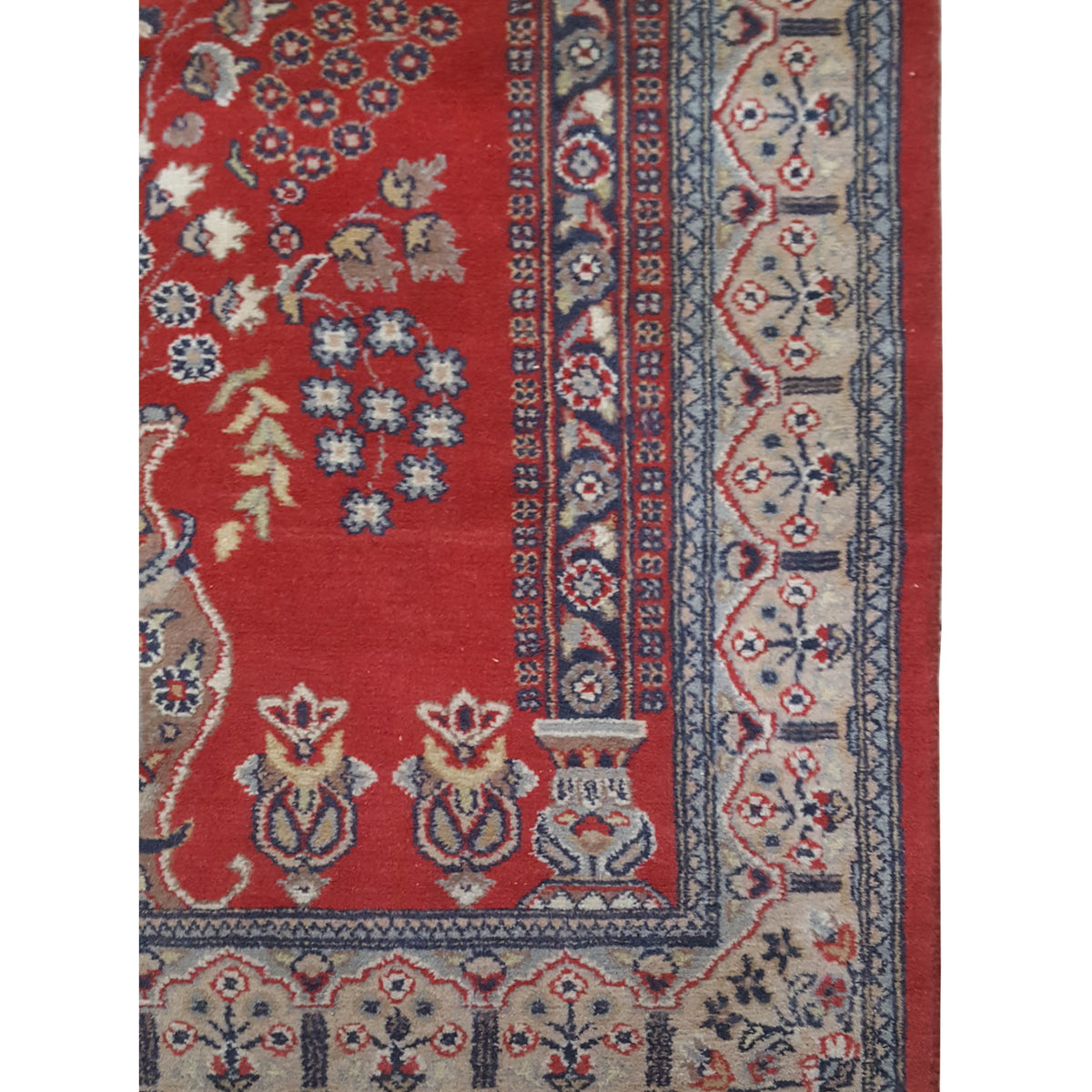 Pacific Classic 11730 Red Ivory Transitional Hand Knotted Rug
