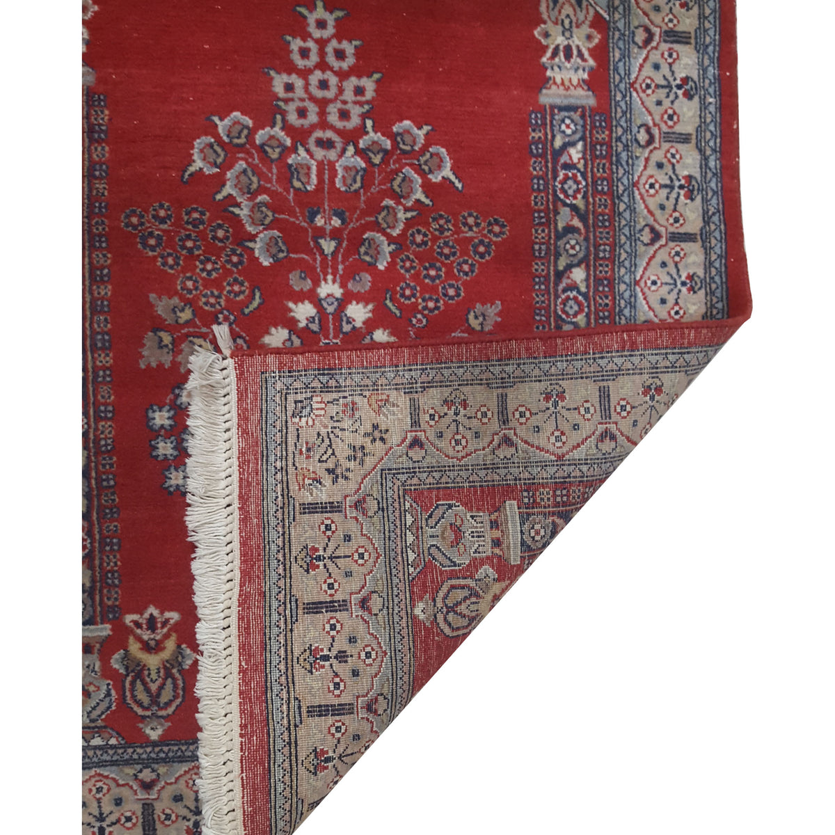 Pacific Classic 11730 Red Ivory Transitional Hand Knotted Rug