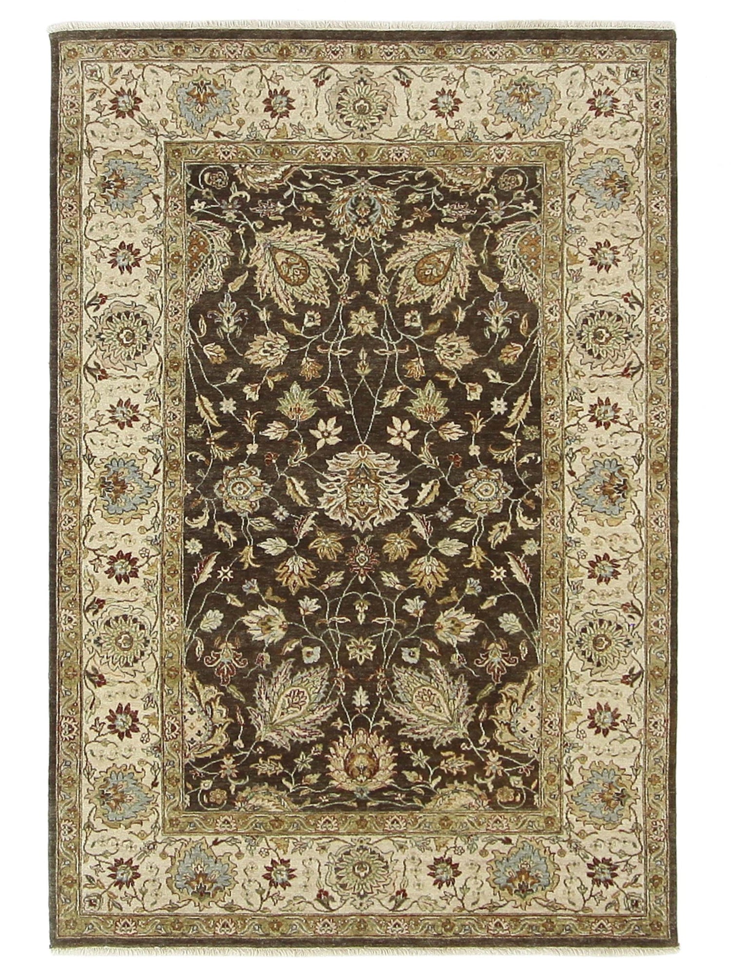 Pacific Agra  Brown Ivory Traditional