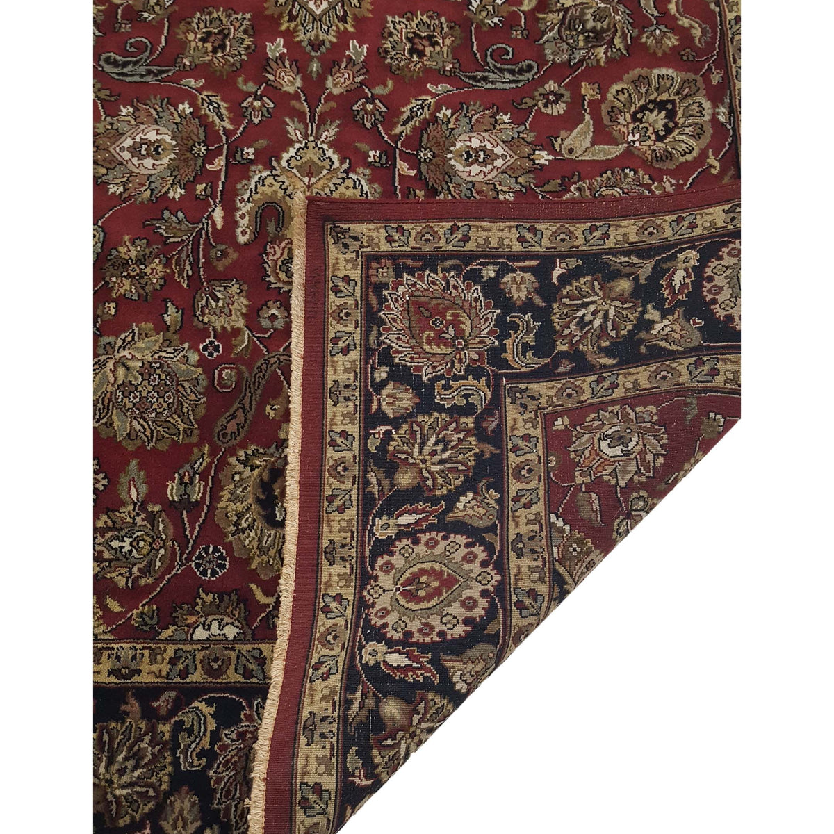 Pacific Serene 12492 Red Black Traditional Hand Knotted Rug